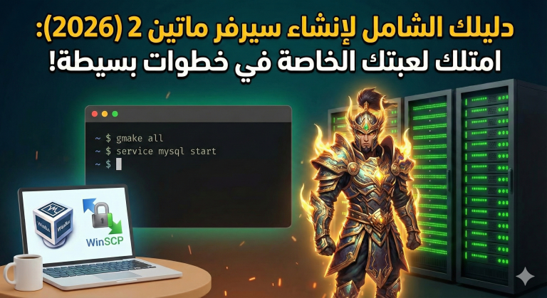 دليلك الشامل لإنشاء سيرفر ماتين2 2026 3 دليلك الشامل لإنشاء سيرفر ماتين2 2026