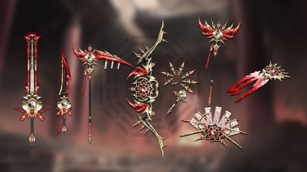 اسلحة و دروع ماتين2 مجموعة Yin Yang phantom set 2